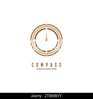 Compass Icon Vector Logo Template Illustration Design Stock Vector