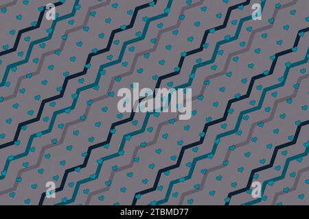 Zig zag lines banner templates set, gradient stripes texture backgrounds for cover layouts Stock Photo