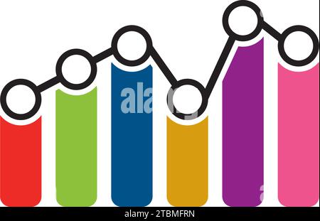 is a symbol related to business, analysis, test, sales or income Stock Vector