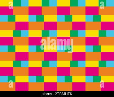 is the art of combining objects so that it becomes a form of pattern background Stock Vector