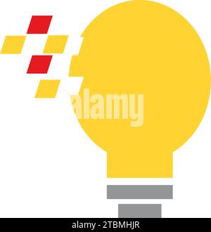 is a symbol associated with creative ideas, creative agencies or creators Stock Vector