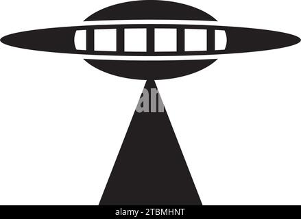 is a symbol associated with transportation that is ufo Stock Vector