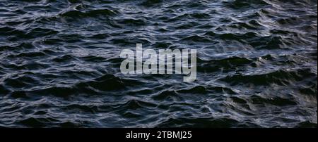 Blue water surface with small waves, Abstract background, Graphic elements, Texture background, Austria Stock Photo