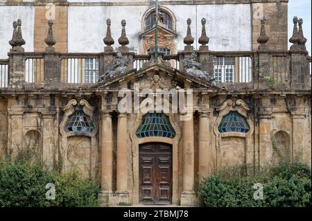 Santa Clara-a-Nova Monastery, Santa Clara, Coimbra, Portugal Stock Photo