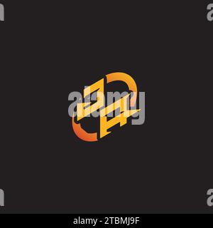 AJ combination letter unique initials logo esport for gaming team, youtube, twitch Stock Vector