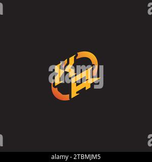 AX combination letter unique initials logo esport for gaming team, youtube, twitch Stock Vector