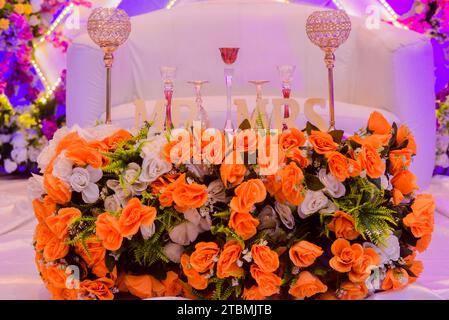 Nigerian Weddings and decoration Stock Photo