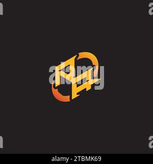 AR combination letter unique initials logo esport for gaming team, youtube, twitch Stock Vector