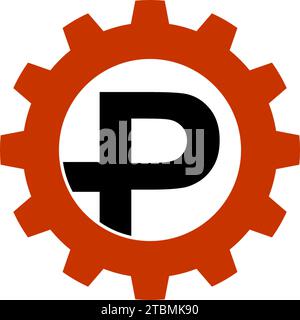 is a symbol in the form of a combination of letters Stock Vector