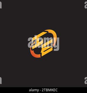 EI combination letter unique initials logo esport for gaming team, youtube, twitch Stock Vector