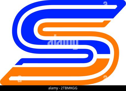 is a symbol in the form of a combination of letters Stock Vector