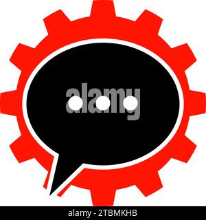 is a symbol associated with a conversation or chat Stock Vector