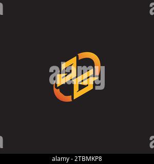 GJ combination letter unique initials logo esport for gaming team, youtube, twitch Stock Vector