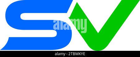 is a symbol in the form of a combination of letters Stock Vector
