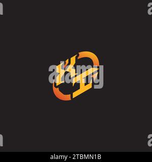 IX combination letter unique initials logo esport for gaming team, youtube, twitch Stock Vector