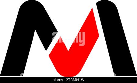 is a symbol in the form of a combination of letters Stock Vector