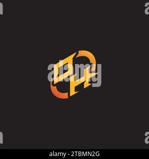 HO combination letter unique initials logo esport for gaming team, youtube, twitch Stock Vector