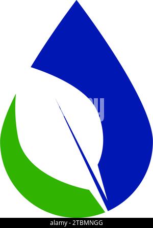 is a symbol related to nature that is water Stock Vector