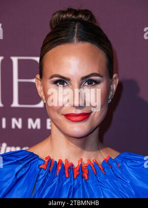 Beverly Hills, United States. 07th Dec, 2023. BEVERLY HILLS, LOS ANGELES, CALIFORNIA, USA - DECEMBER 07: Canadian television personality, podcast host, New York Times bestselling author and former professional dancer Keltie Knight arrives at The Hollywood Reporter's Women In Entertainment Gala 2023 presented by Lifetime held at The Beverly Hills Hotel on December 7, 2023 in Beverly Hills, Los Angeles, California, United States. (Photo by Xavier Collin/Image Press Agency) Credit: Image Press Agency/Alamy Live News Stock Photo