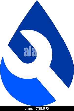 is a symbol related to repair, repair of water or service Stock Vector
