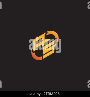 SA combination letter unique initials logo esport for gaming team, youtube, twitch Stock Vector