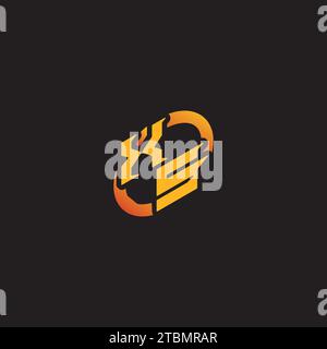 SX combination letter unique initials logo esport for gaming team, youtube, twitch Stock Vector