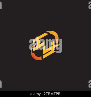 YI combination letter unique initials logo esport for gaming team, youtube, twitch Stock Vector