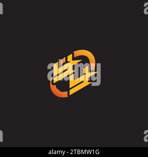 YY combination letter unique initials logo esport for gaming team, youtube, twitch Stock Vector