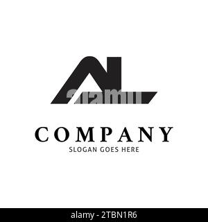 Initial Letter AL Icon Vector Logo Template Illustration Design Stock Vector