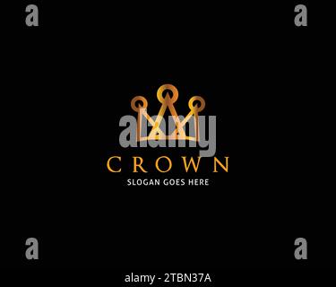Crown Logo Template vector icon illustration design Stock Vector Image ...