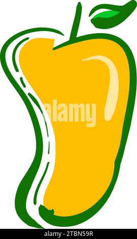 Mango Logo Template vector illustration design Stock Vector