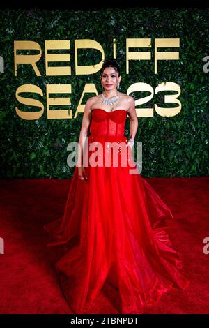 Jeddah, Saudi Arabia. 07th Dec, 2023. Freida Pinto walks the red carpet to attend the closing ceremony or 3rd Red Sea Film Festival, in Jeddah, Saudi Arabia, on December 7th, 2023. Photo by Balkis Press/ABACAPRESS.COM Credit: Abaca Press/Alamy Live News Stock Photo