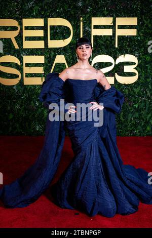 Jeddah, Saudi Arabia. 07th Dec, 2023. Zeina Makki walks the red carpet to attend the closing ceremony or 3rd Red Sea Film Festival, in Jeddah, Saudi Arabia, on December 7th, 2023. Photo by Balkis Press/ABACAPRESS.COM Credit: Abaca Press/Alamy Live News Stock Photo