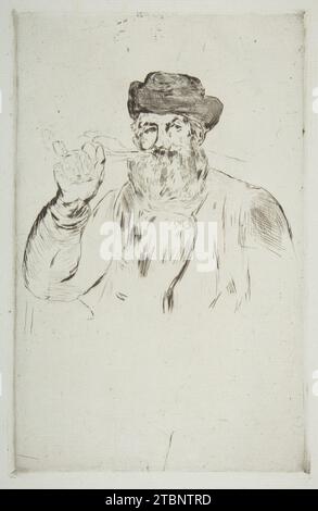 The Smoker (Le Fumeur) 1921 by Edouard Manet Stock Photo