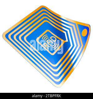 RFID Tag, 3D rendering isolated on white background Stock Photo - Alamy