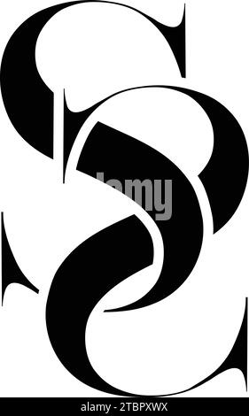 Vector SS logo Stock Vector