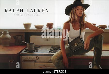 "Town & Country" magazine October 2023 issue Advert, United States Stock Photo