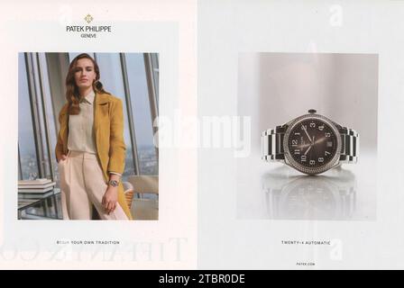 "Town & Country" magazine October 2023 issue Advert, United States Stock Photo