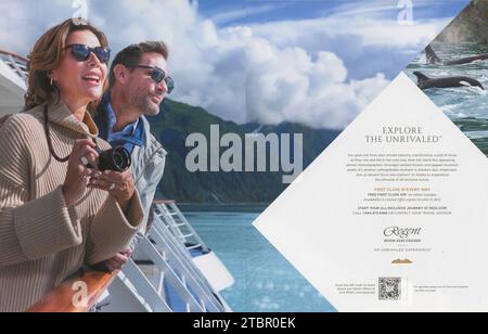 "Town & Country" magazine October 2023 issue Advert, United States Stock Photo