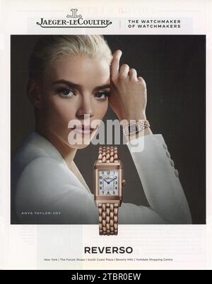 "Town & Country" magazine October 2023 issue Advert, United States Stock Photo