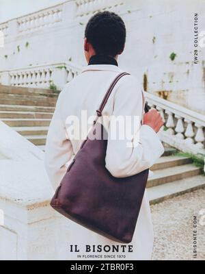 "Town & Country" magazine October 2023 issue Advert, United States Stock Photo