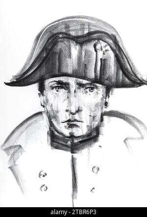 Napoleon Bonaparte  (1769-1821) by Ewa Klos Stock Photo