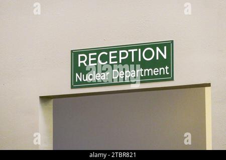 NUCLEAR DEPARTMENT AT THE CARDIAC & VASCULAR INSTITUTE IN GAINESVILLE, FLORIDA. Stock Photo