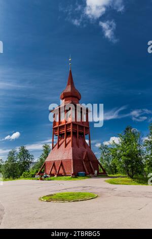 Kiruna, Norbottens Län, Sweden, historic church Stock Photo