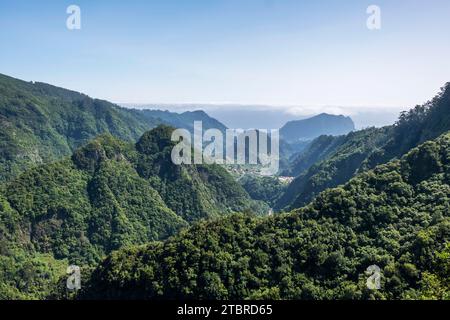 View from the Miradouro dos Balcoes, Madeira, Portugal, Europe Stock Photo