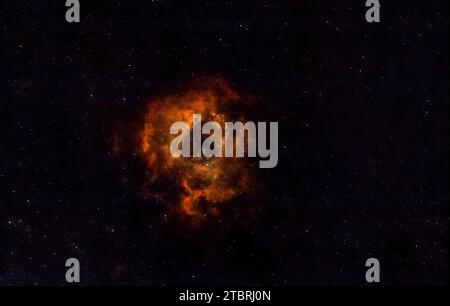 Rosette Nebula Stock Photo