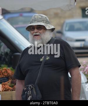 Typical Tourist Taking in the Sites, Bretagne Brittany, France, 2023 Stock Photo