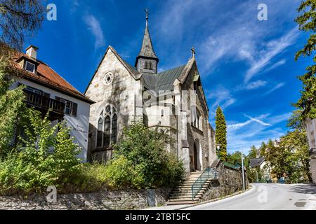 St. Christopher's Church, built in 1872, Bad Gastein, Gastein Valley, Hohe Tauern National Park, Austria, Europe Stock Photo