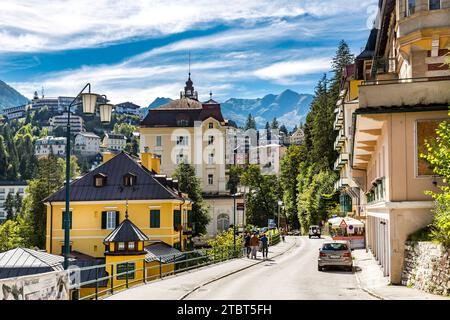 Center of Bad Gastein, Gasteinertal, Hohe Tauern National Park, Austria, Europe Stock Photo