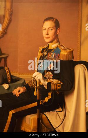 England, London, Portrait of King George VI (1895-1952) by Meredith Frampton dated 1929 Stock Photo